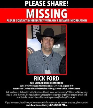 Cinder Lakes Ranch Owner, Rick Ford, Found Dead after Mysterious Disappearance